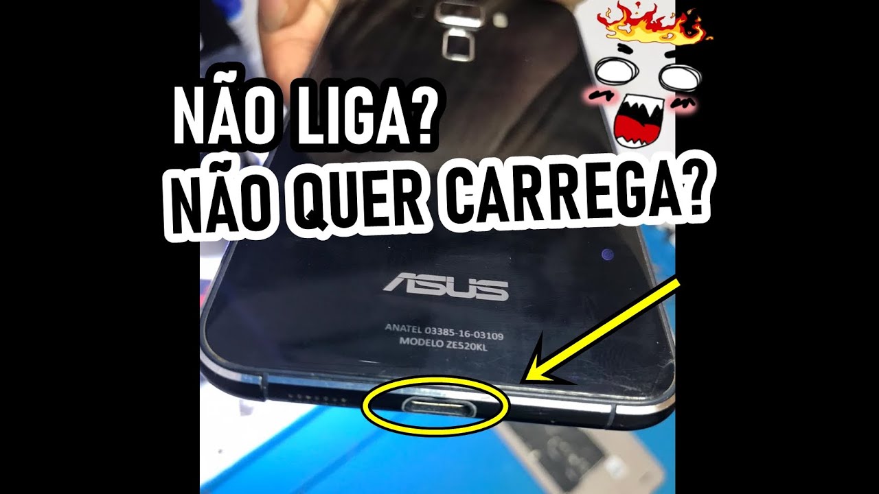 CELULAR ASUS NÃO CARREGA? Tente isso primeiro antes de levar na assistência técnica!