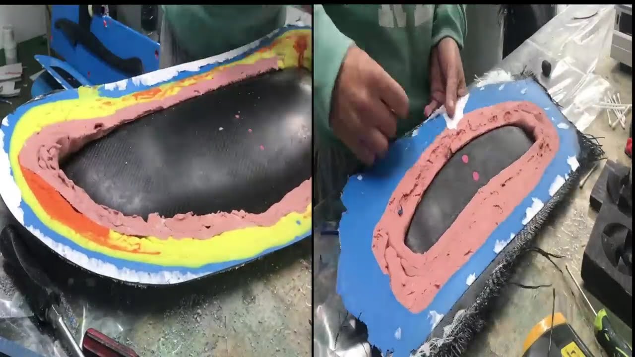 PART 1 ELECTRIC HYDROFOIL CARBON FIBER EPOXI MOLDS PROTOTYPE 2