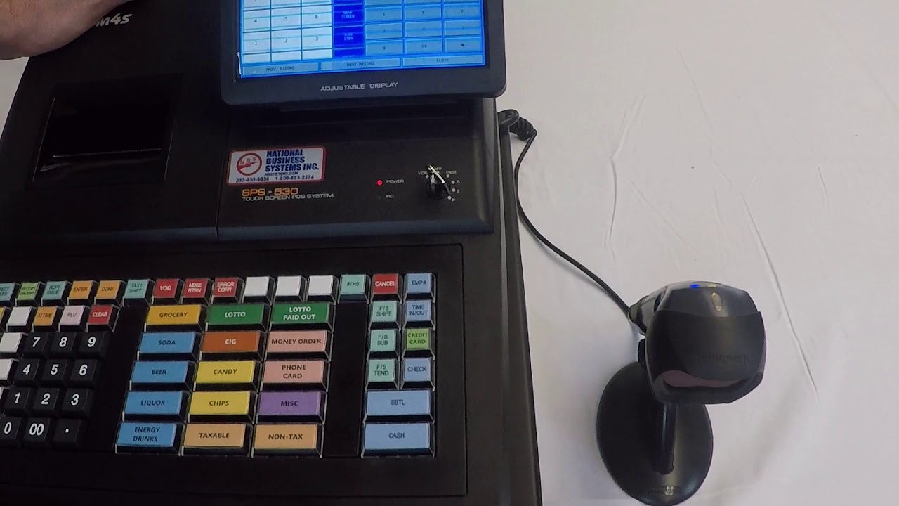 SAM4s SPS-530RT making changes of UPC items in program mode