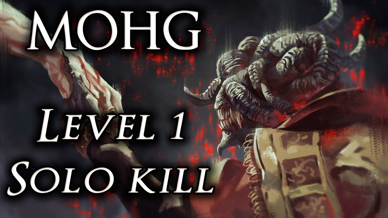 ELDEN RING - LEVEL 1 Mohg, Lord of Blood  Solo Kill (No Summons)