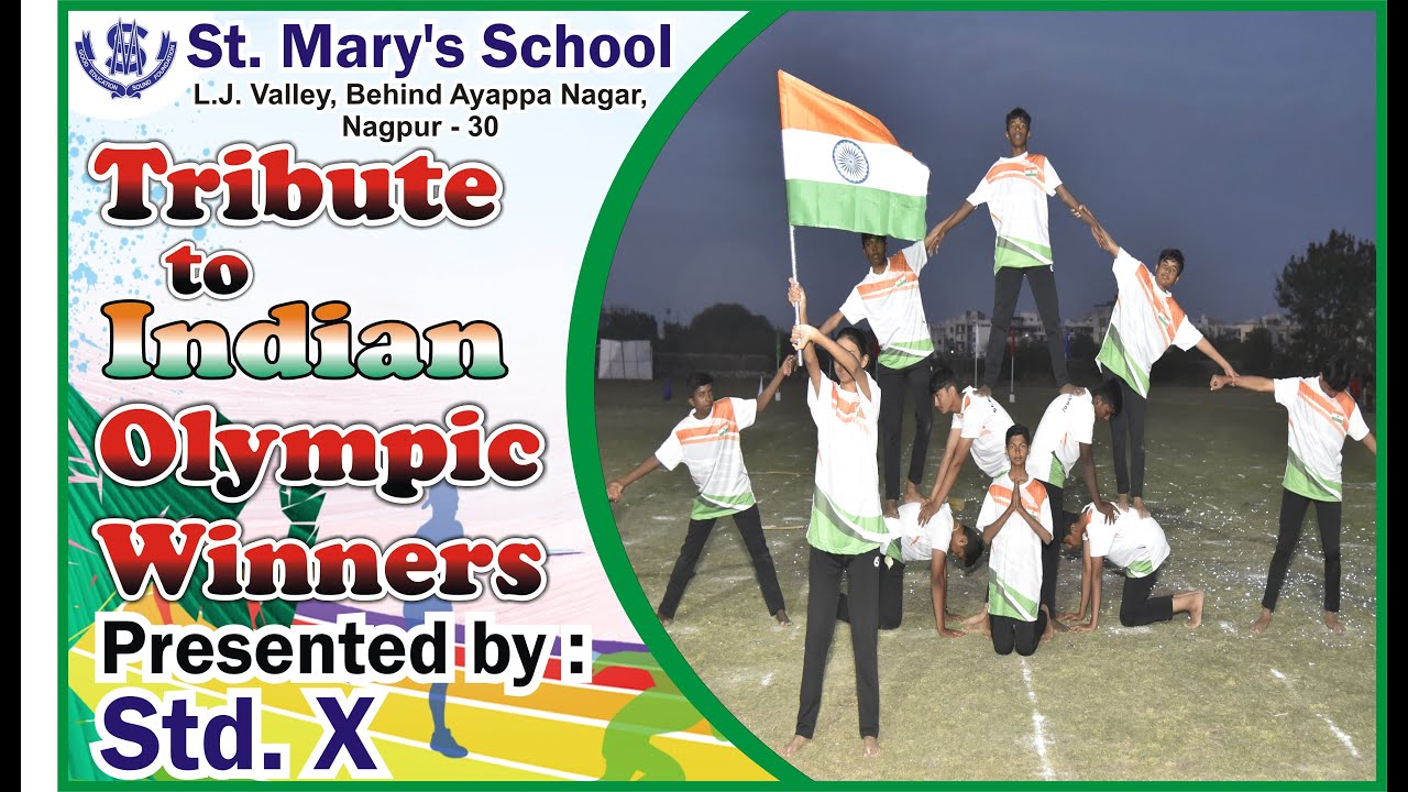 Tribute to Indian Olympic Winners Presented by Std. X ( Sports Day 2023-24 )