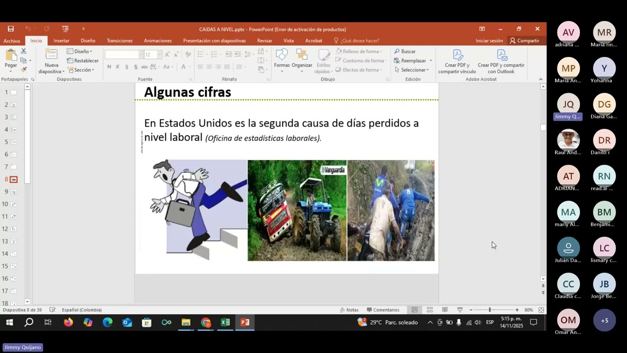 CAPACITACION Prevención de caídas al mismo nivel