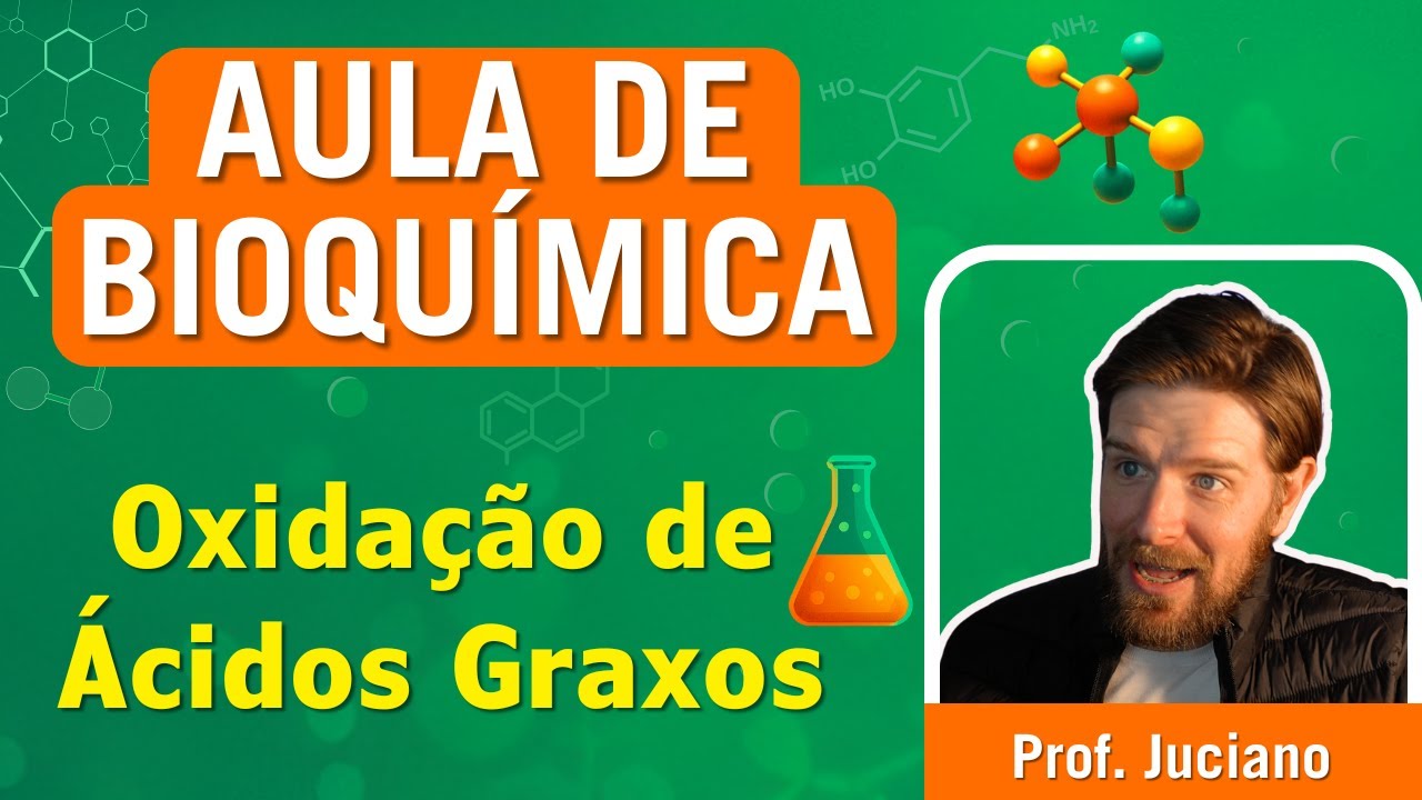 Metabolismo (catabolismo) de Lipídios - Oxidação de ácidos graxos - Aula para Ensino Superior
