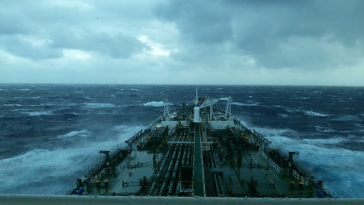 45 days sailing bad weather pacific ocean