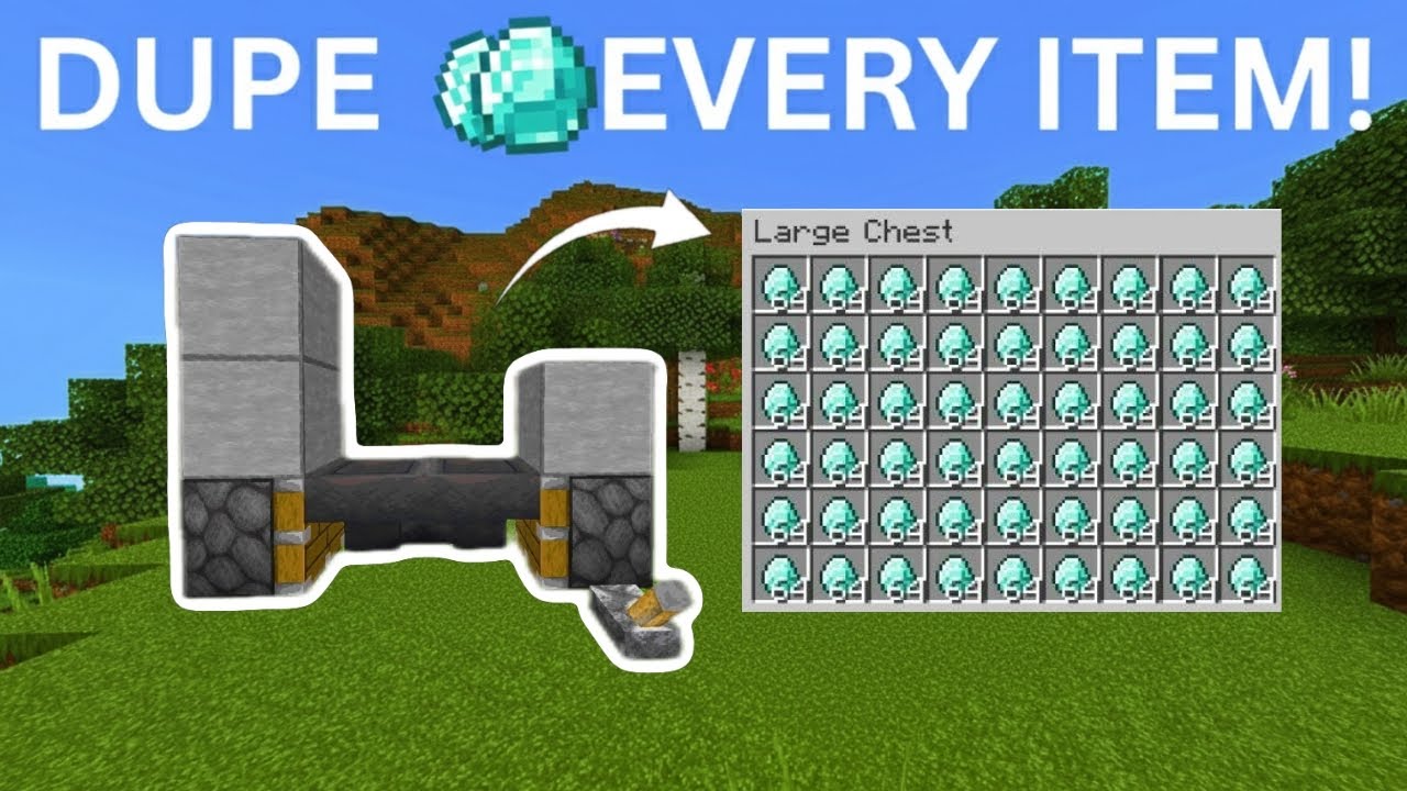 How to DUPE Any Item in Minecraft Bedrock! (2026 Working) 💎🛠️