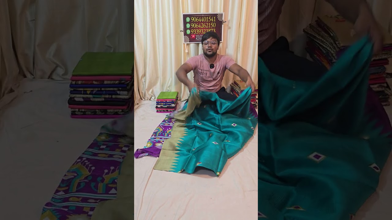 এই শাড়িটা একবার দেখলেই প্রেমে পড়বেন!😁😍🙂‍↔| Katan Silk Sarees | Madhubani Print | Silk Saree |
