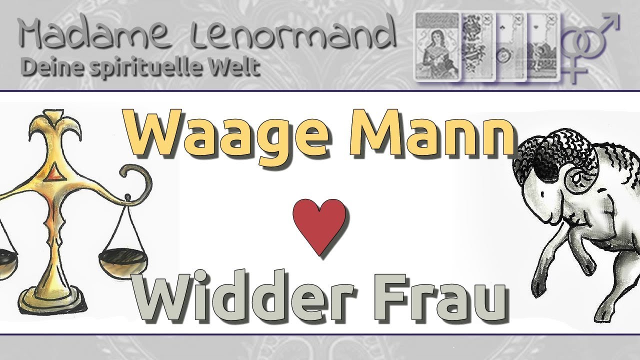 Waage Mann & Widder Frau: Liebe und Partnerschaft