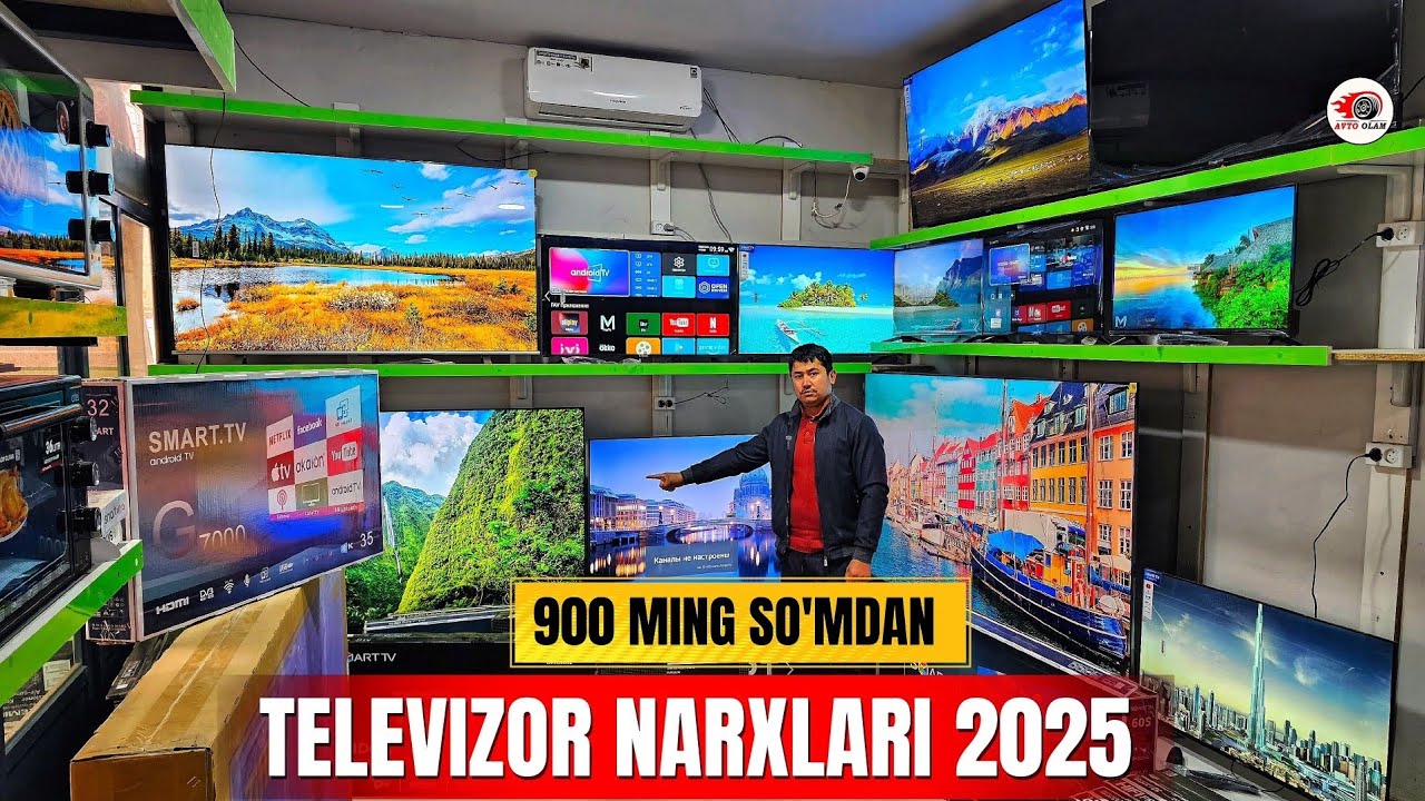 DOLLOR TUSHGANIGA BITAVOY TEXNIKA NARXLARI SINDI..900 MING SO'MDAN TELEVIZORLAR