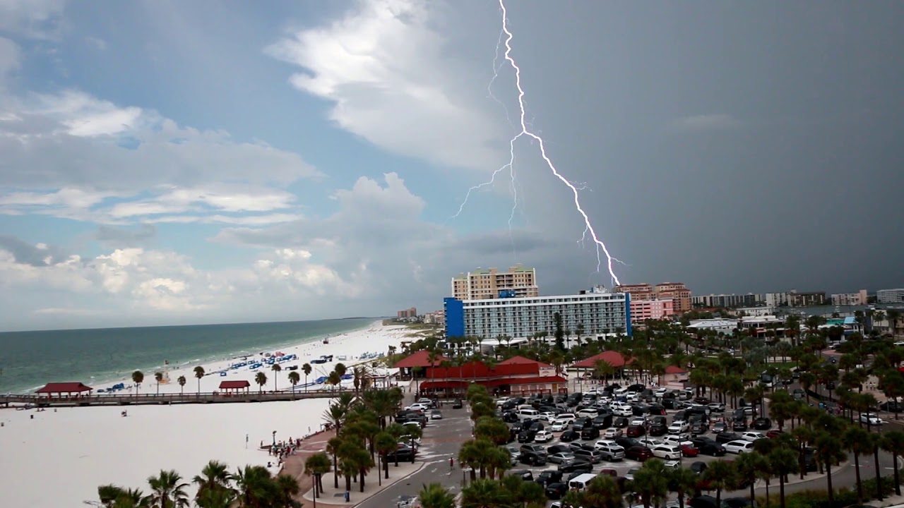 Thunder and Lightning over Clearwater Beach Florida
