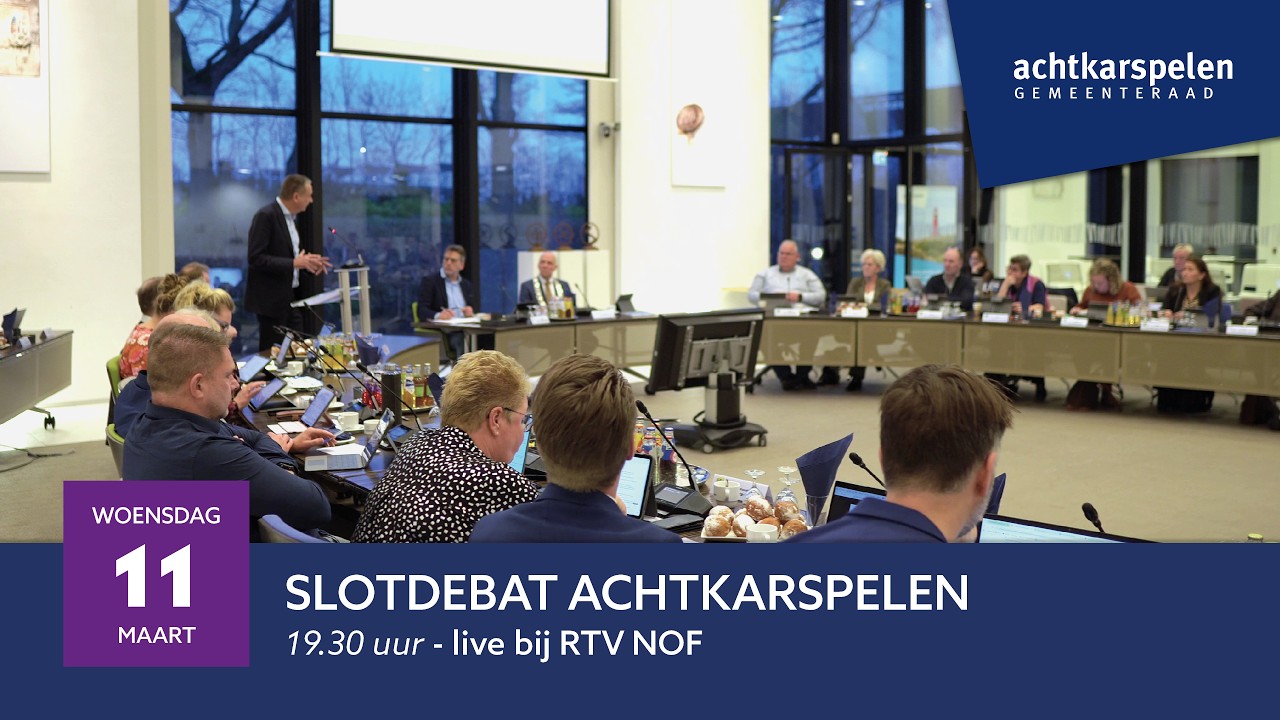 LIVE: Lijsttrekkersdebat Achtkarspelen vanuit Buitenpost