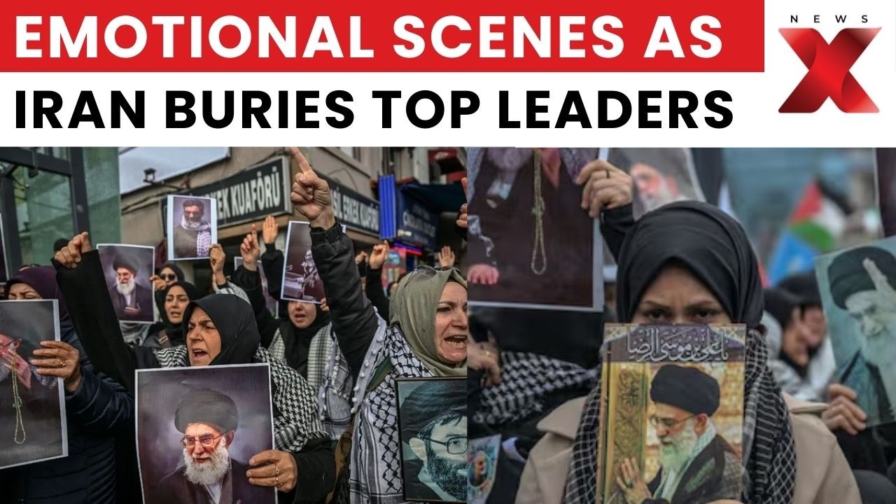 Iran In Mourning: Thousands Flood Tehran Streets As Iran Mourns Leaders Killed In Strikes | NewsX