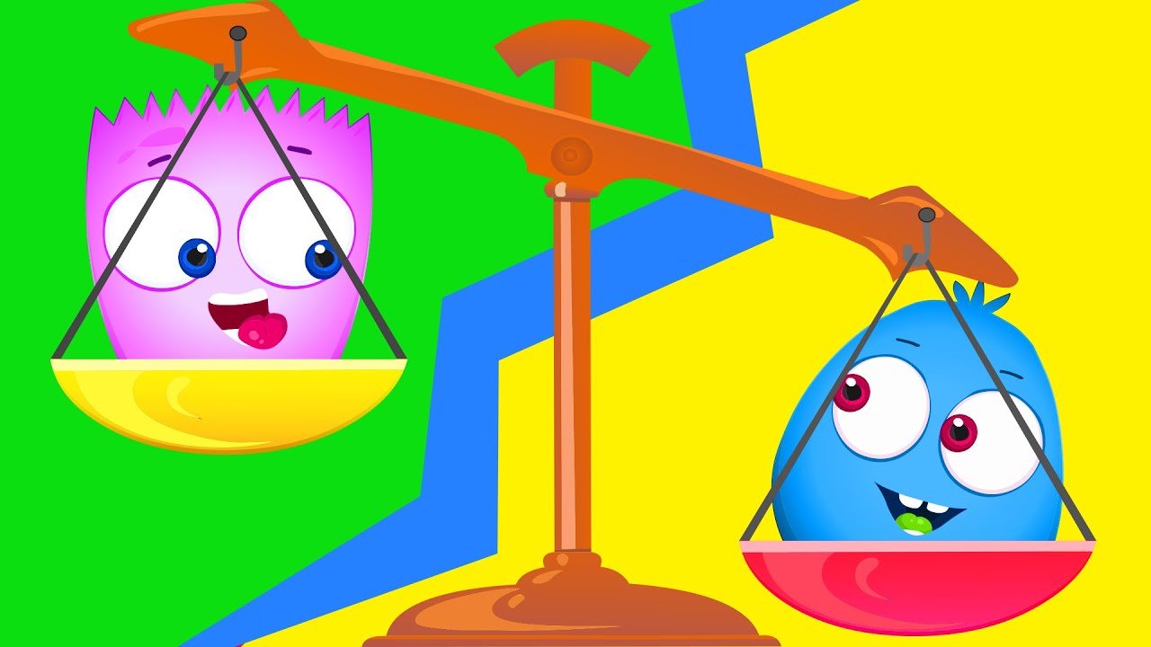 Op & Bob | Light, Heavy, Weak and Strong | Funny Cartoons for Kids