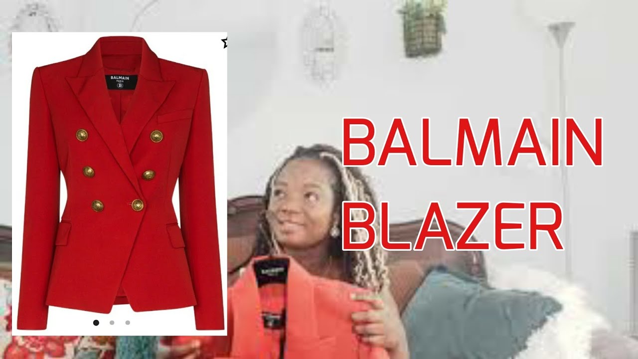 *LUXURY UNBOXING* AN UNBOXING AND REVIEW OF MY BALMAIN BLAZER.  PRICE. SIZE. FITS.
