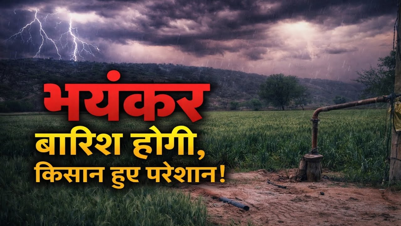 भयंकर बारिश का खतरा | Heavy Rain Alert for Farmers 🌧️