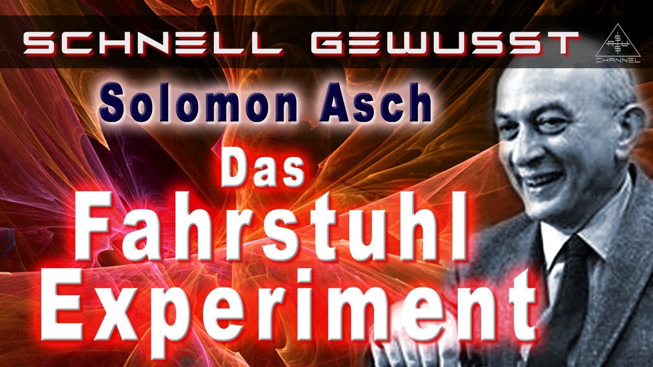 Konformit&auml;t / Gruppendruck nach Salomon Asch, Linien- und Fahrstuhl-Experiment - Schnell Gewusst