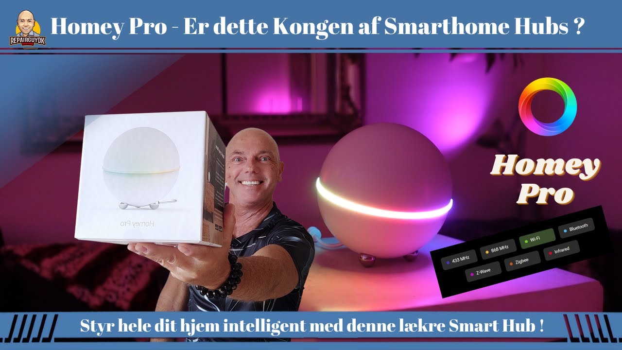 Homey Pro - Den Nye KONGE! af Smarthome HUB?. - Et MUST SEE  (Now with Eng. Subs)