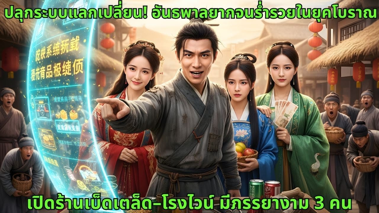 ปลุกระบบแลกเปลี่ยน! อันธพาลยากจนร่ำรวยในยุคโบราณ เปิดร้านเบ็ดเตล็ด–โรงไวน์ มีภรรยางาม 3 คน