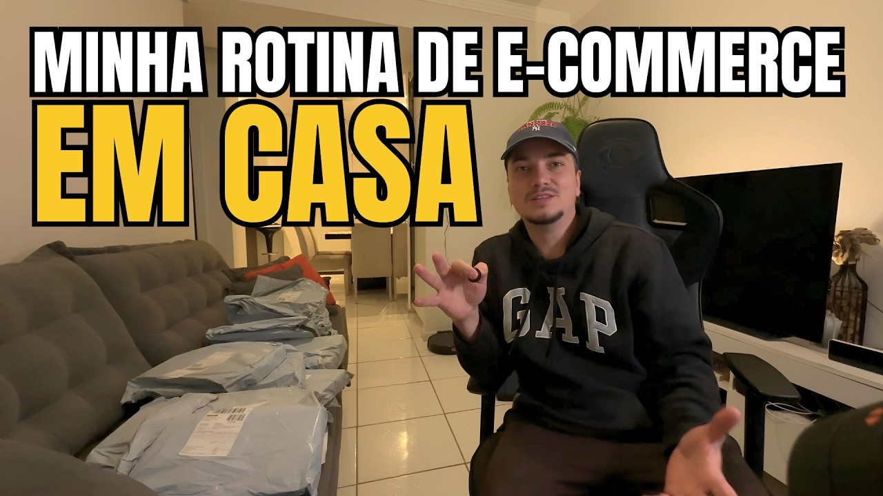 Minha rotina di&aacute;ria gerenciando um E-COMMERCE dentro de casa (com dicas sobre Mercado Livre)