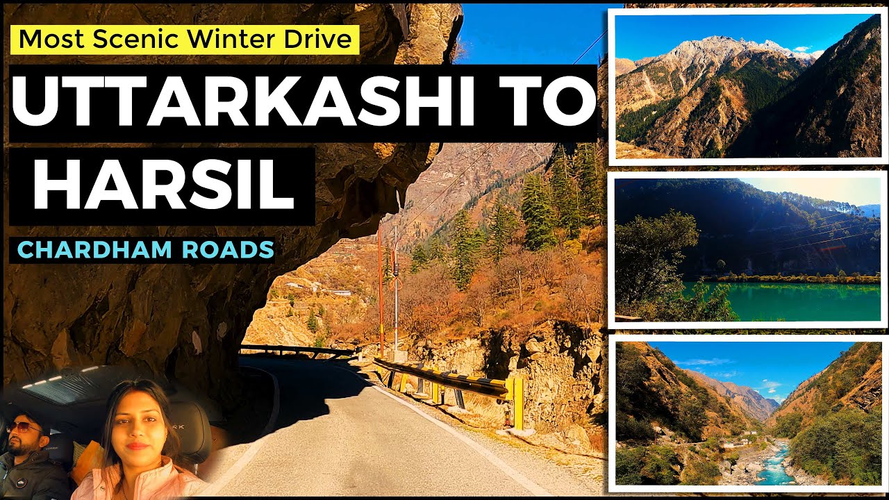 Early Winter drive to Harsil from Uttarkashi | Silent Drive | Covering main locations with details
