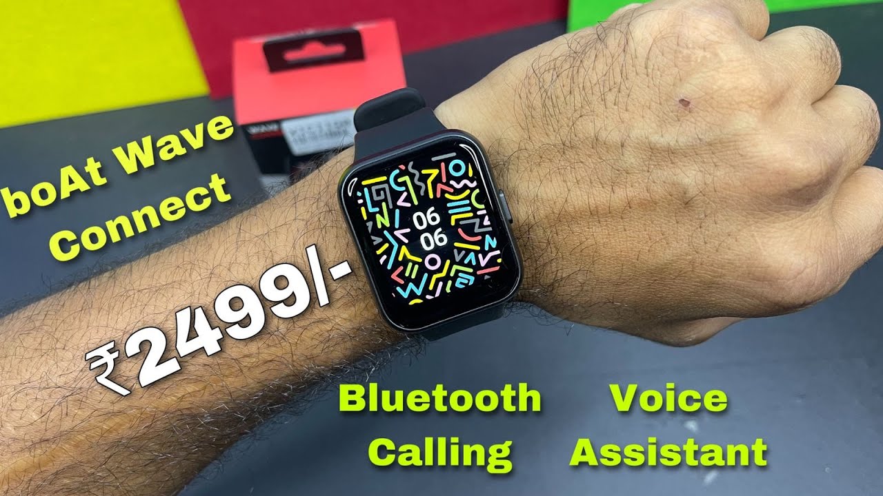 boAt Wave Connect Smartwatch | ₹2499 | Bluetooth Calling | Alexa & Much More