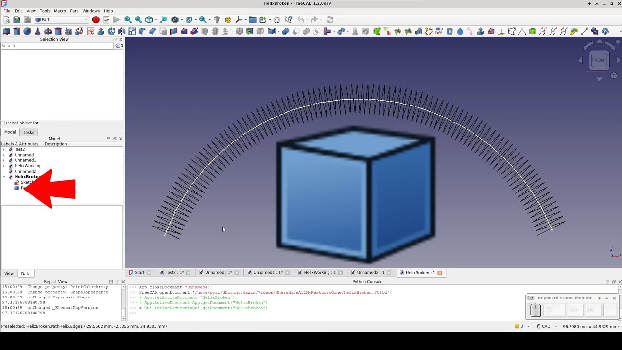 FreeCAD: Куда делись все мои функции?