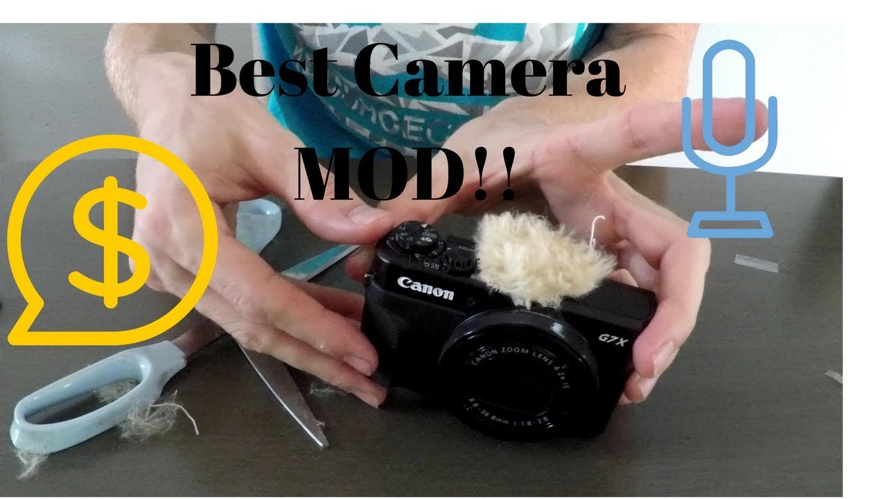 How to stop wind noise on your Cannon G7X( or any point and shoot camera) for $2!!!