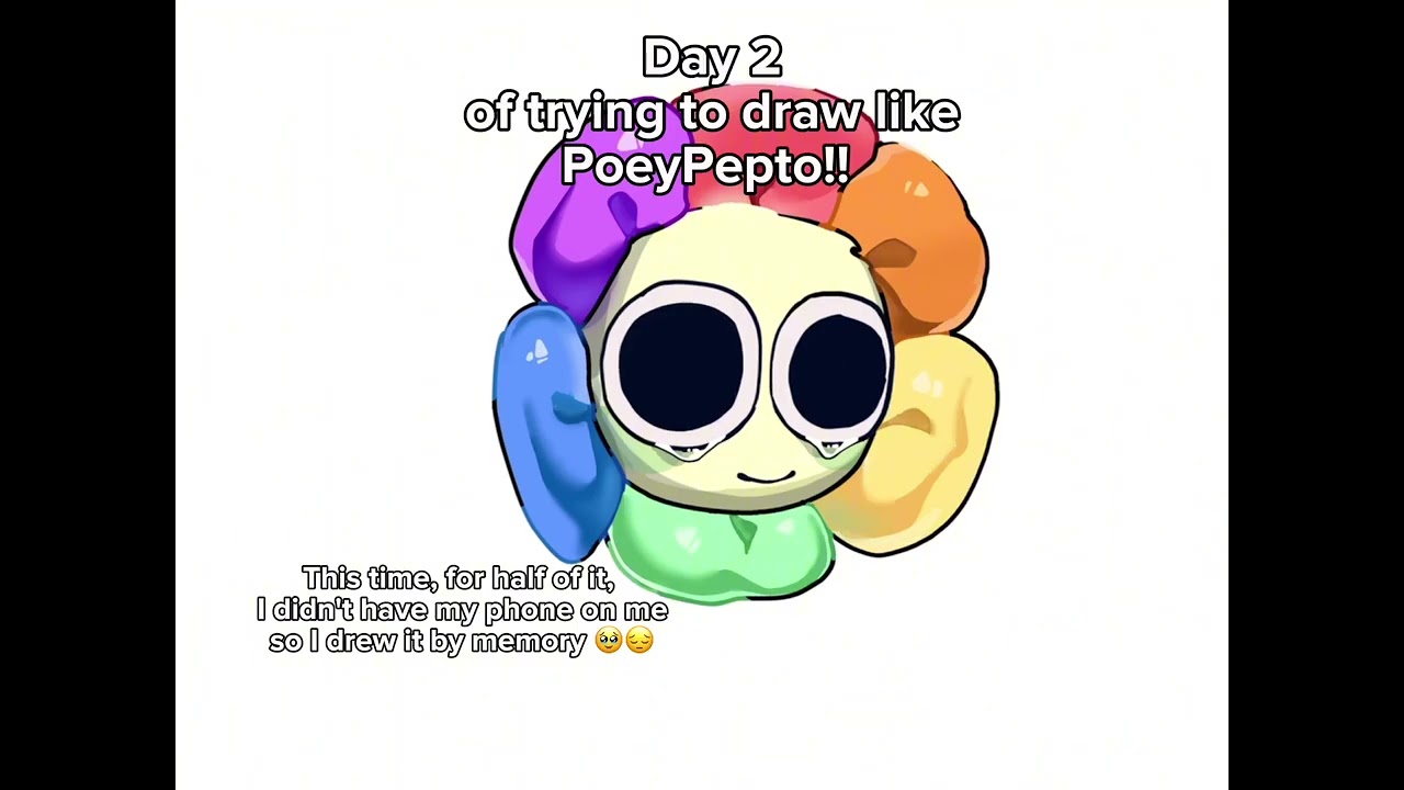 Day 2 of trying to draw like poeyPepto!!!!!!! 