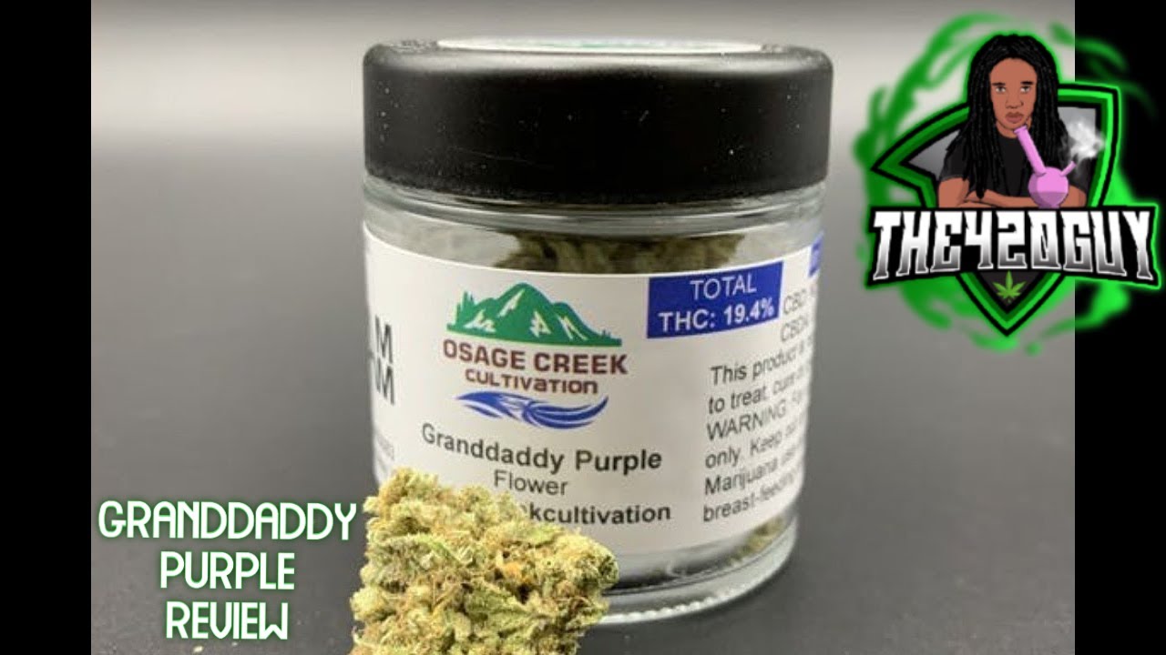 Granddaddy purple - Osage Creek Cultivation - Medical Marijuana review