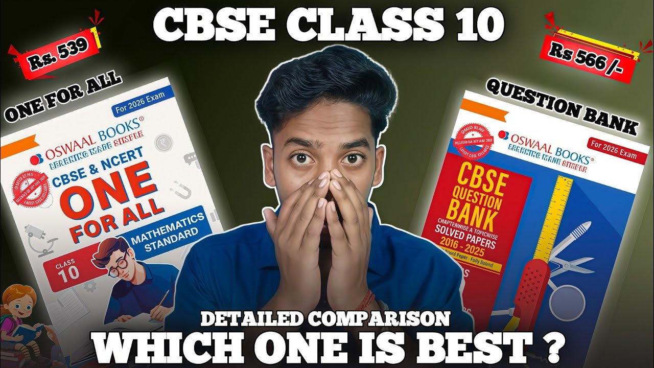 Oswaal One For All VS Oswaal Question Bank Class 10 | Detailed Comparison | Which One is Best ?