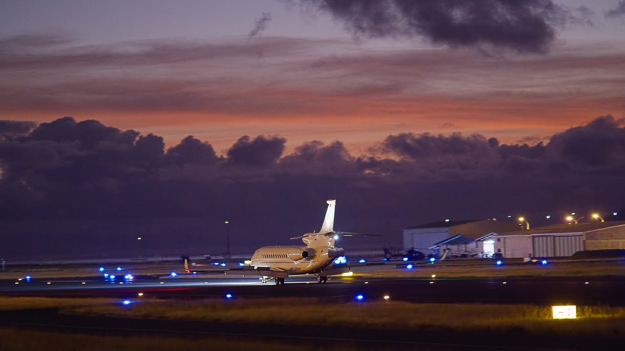 Skyfirst (Falcon 8x). Landing in Tahiti (NTAA). 08/13/2024. HDR