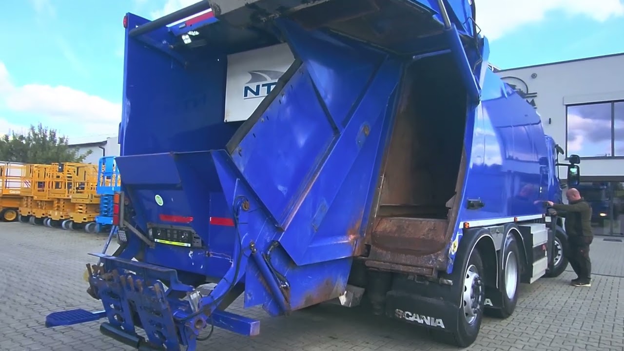 3724 Śmieciarka SCANIA P340 6X2 z zabudową NTM dwukomorowa SEGREGACJA
