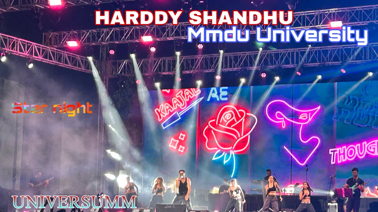 Universumm || Star Night || Harrdy Sandhu || Mmdu University || Day -3 #mmdu #harrdysandhu #viral 