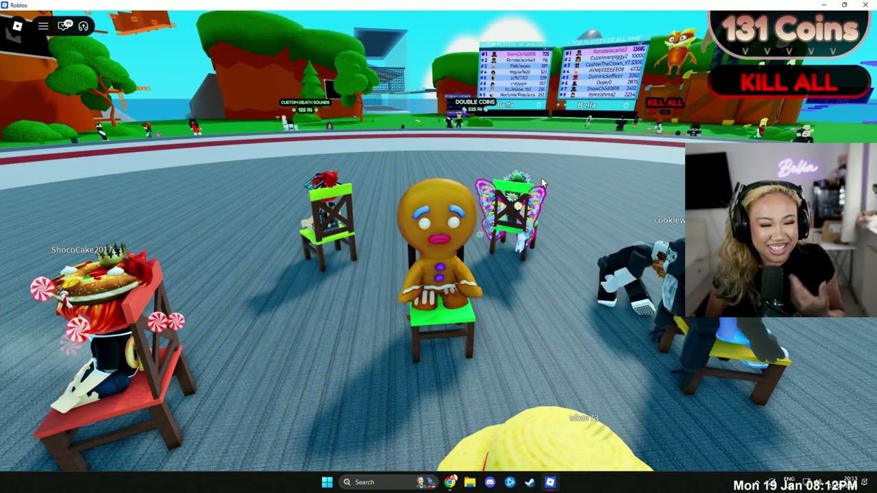 I RAGE QUIT ROBLOX 100 PLAYER MUSICAL CHAIRS