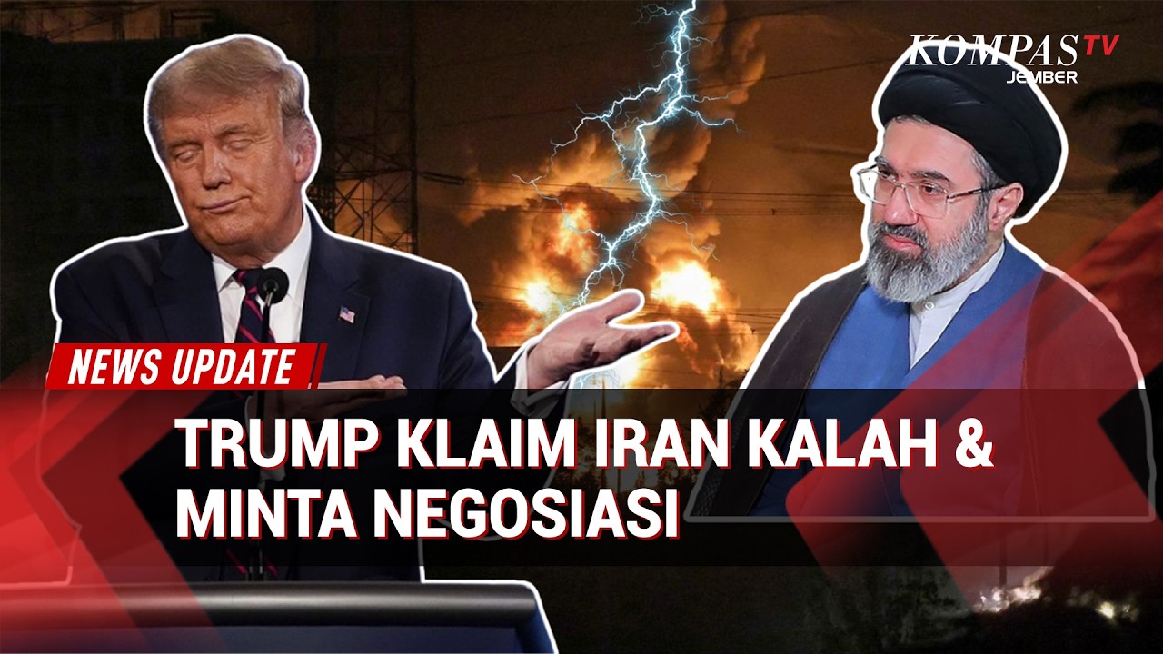 Klaim Trump Picu Kontroversi! Iran Disebut Kalah & Minta Negosiasi, Teheran Bantah Hubungi AS
