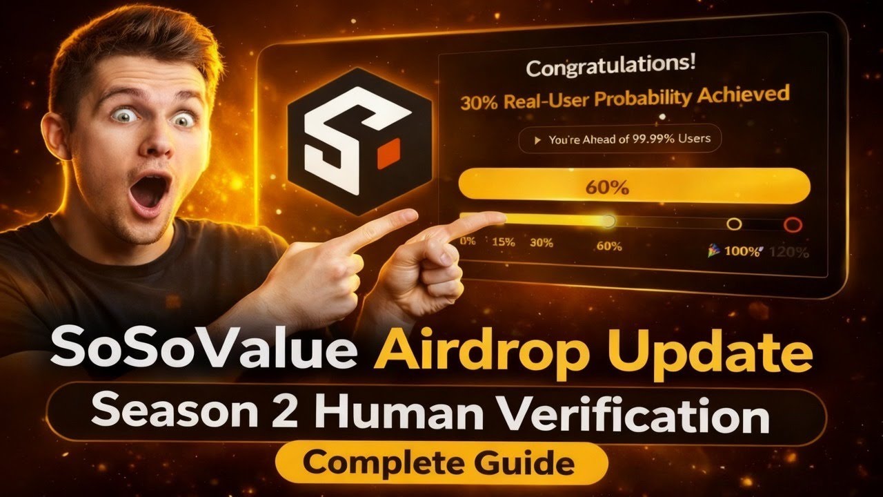 SoSoValue Verification Process | Season 2 Claim & Human Verification | SoSoValue Airdrop Update