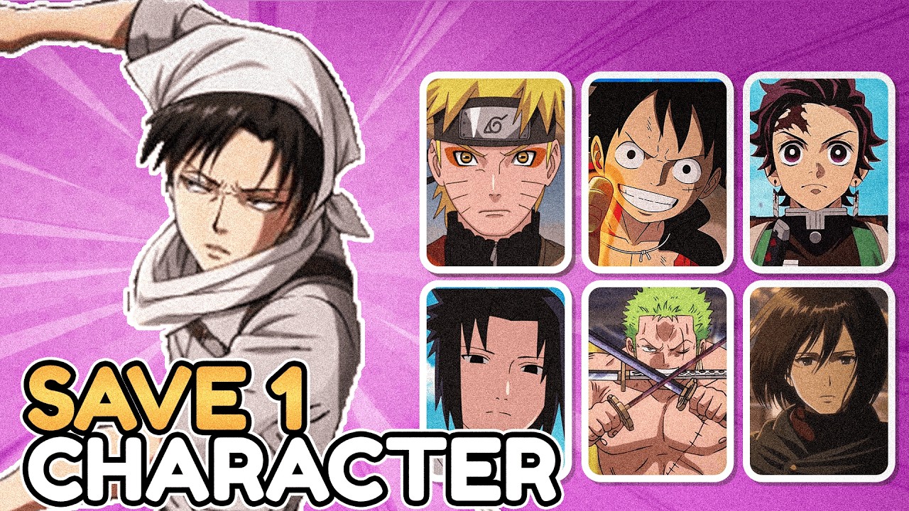Save ONE Anime Character from 320+ Legends! | Ultimate Anime Battle Challenge