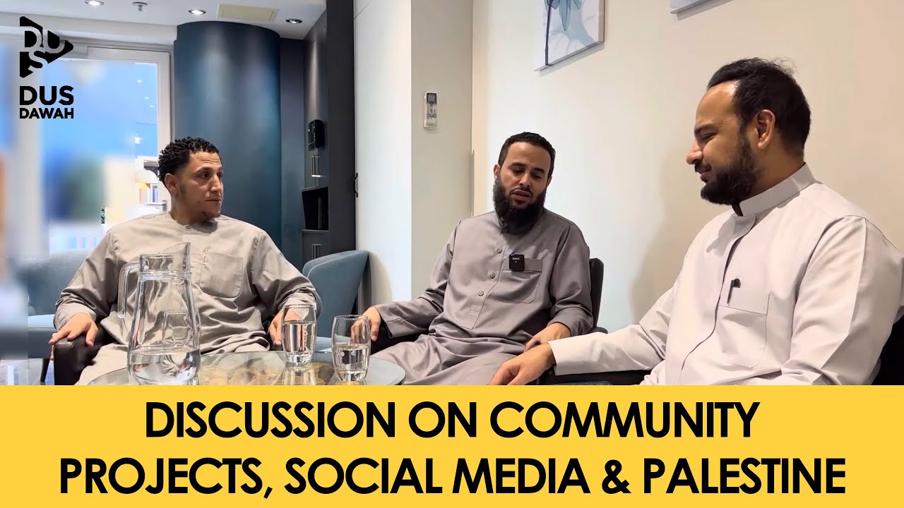 Discussion on Community Projects, Social Media & Palestine | Shaykh Hassan Somali & Shamsi