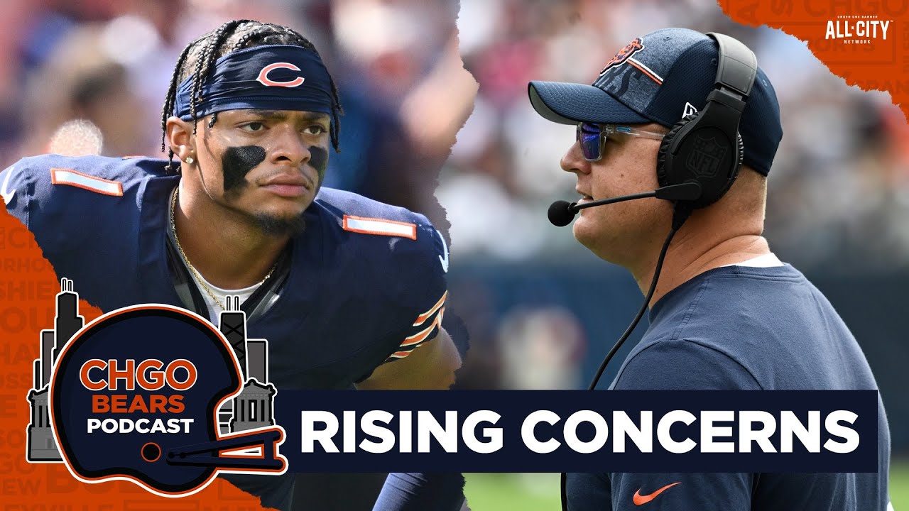 Chicago Bears' concerns are RISING for both Justin Fields & Luke Getsy | CHGO Bears Podcast