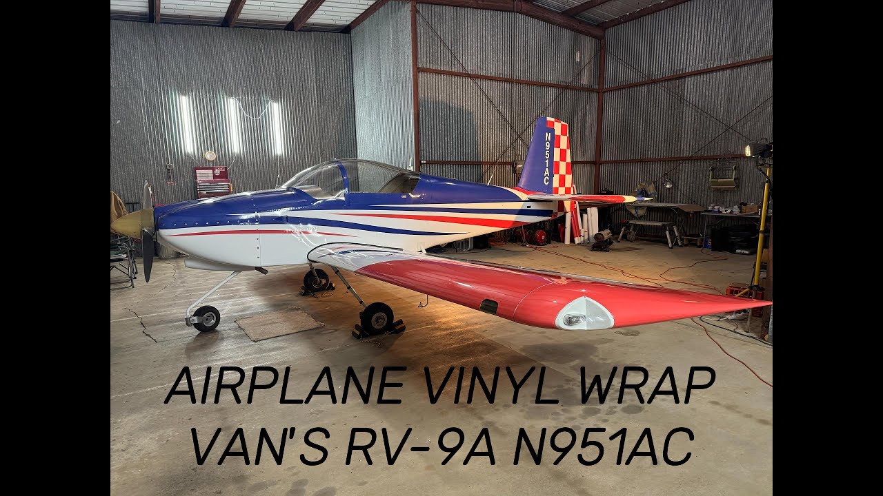 Airplane Vinyl Wrap Van's RV 9A N951AC