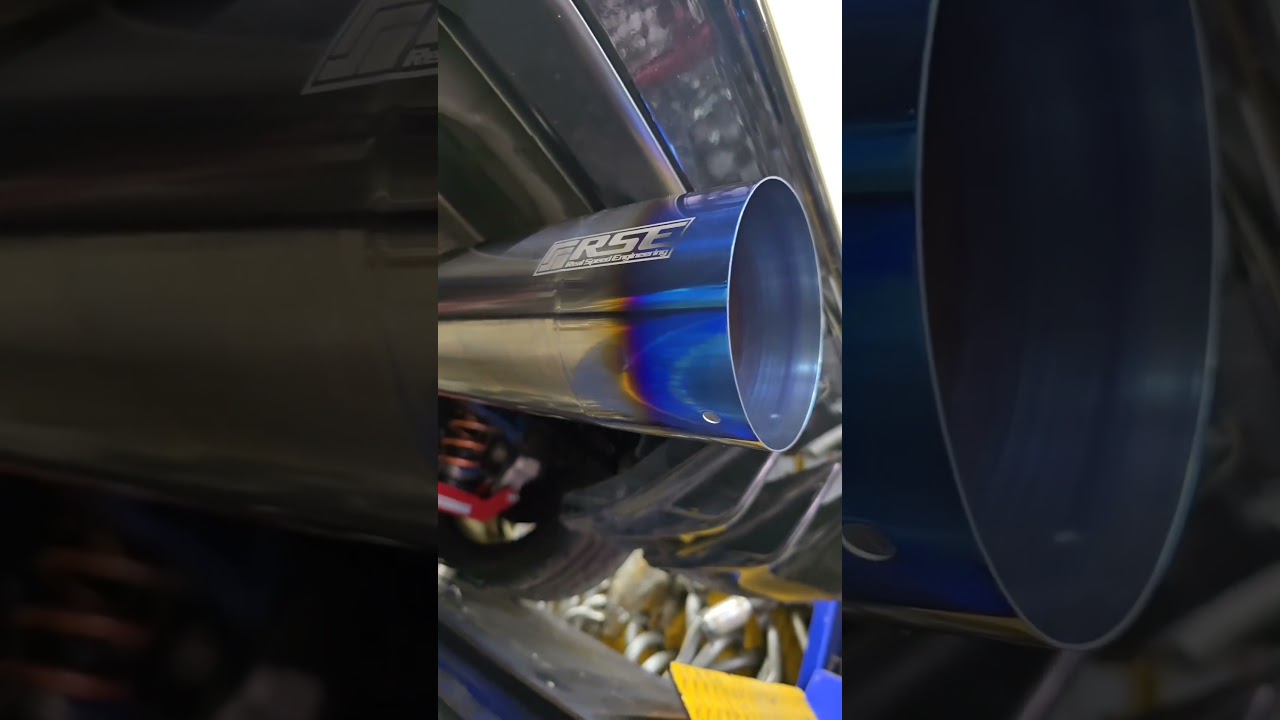 🔥FL5 🔥 RSE titanium muffler system 🔥🔥🔥👍