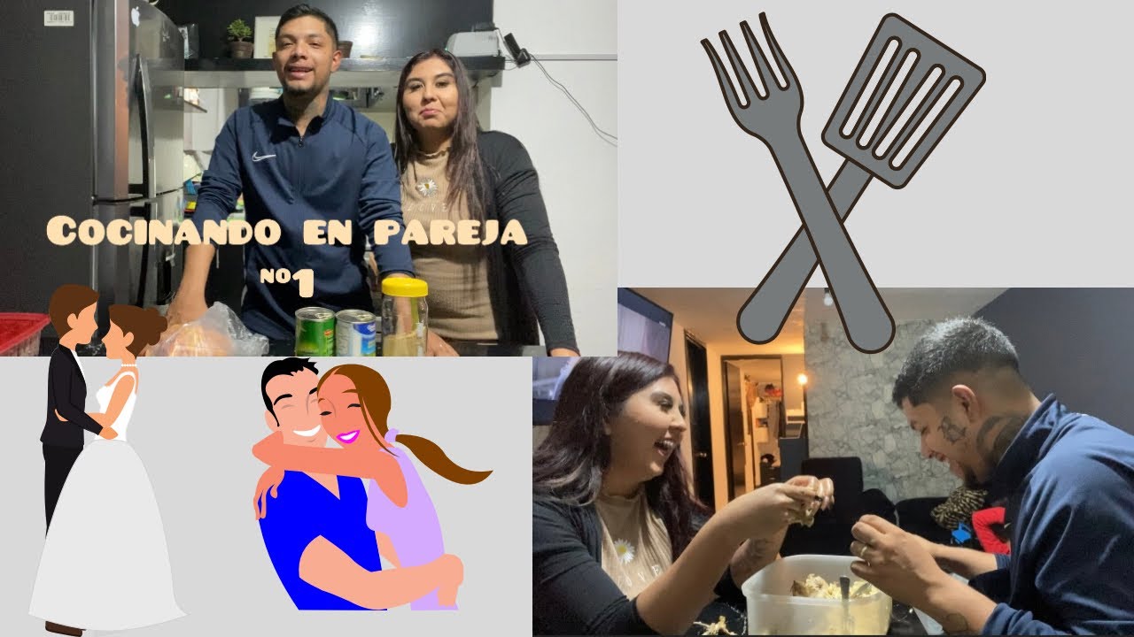 COCINANDO EN PAREJA! POLLO EN CREMA RECETA F&Aacute;CIL&hearts;️❗️