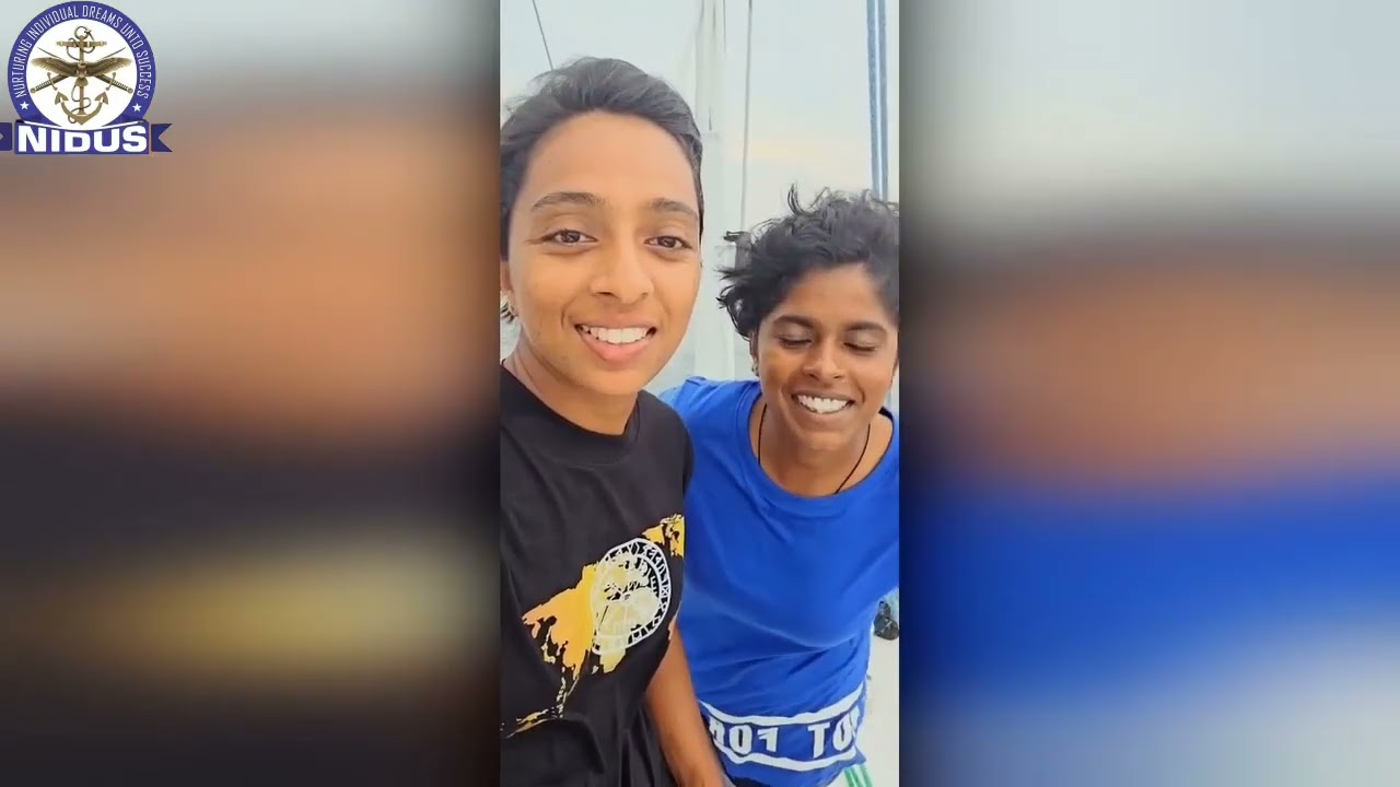 The incredible 1st leg updates of Lt Cdr Dilna K and Lt Cdr Roopa's epic circumnavigation mission 🌍✨