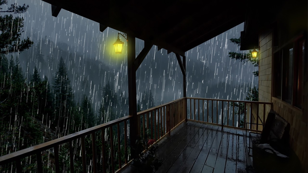 Lluvia Relajante Para Dormir - Sonido de Lluvia y Truenos - Rain Sound for Sleeping, ASMR 206