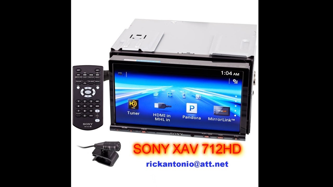 SONY XAV 712HD Head Unit For Sale