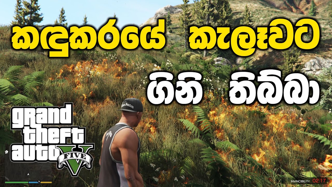 කඳුකරයේ කැලෑවට ගිනි තිබ්බා🔥 | GTA V Sinhala Gameplay