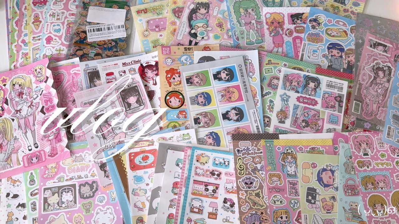 scrambled footage | cute items, unboxings, stickers, journalling, games 💫