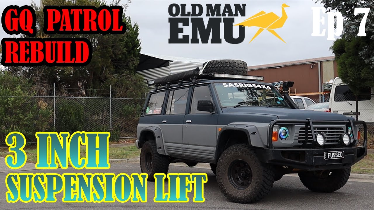 NISSAN GQ PATROL REBUILD - Ep 7 | Installing 3 Inch Lift Kit