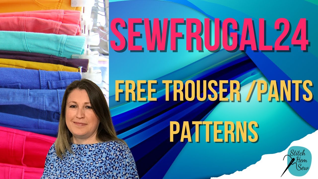 #sewfrugal24 - Бесплатные выкройки брюк - Мои идеи для SewFrugal24