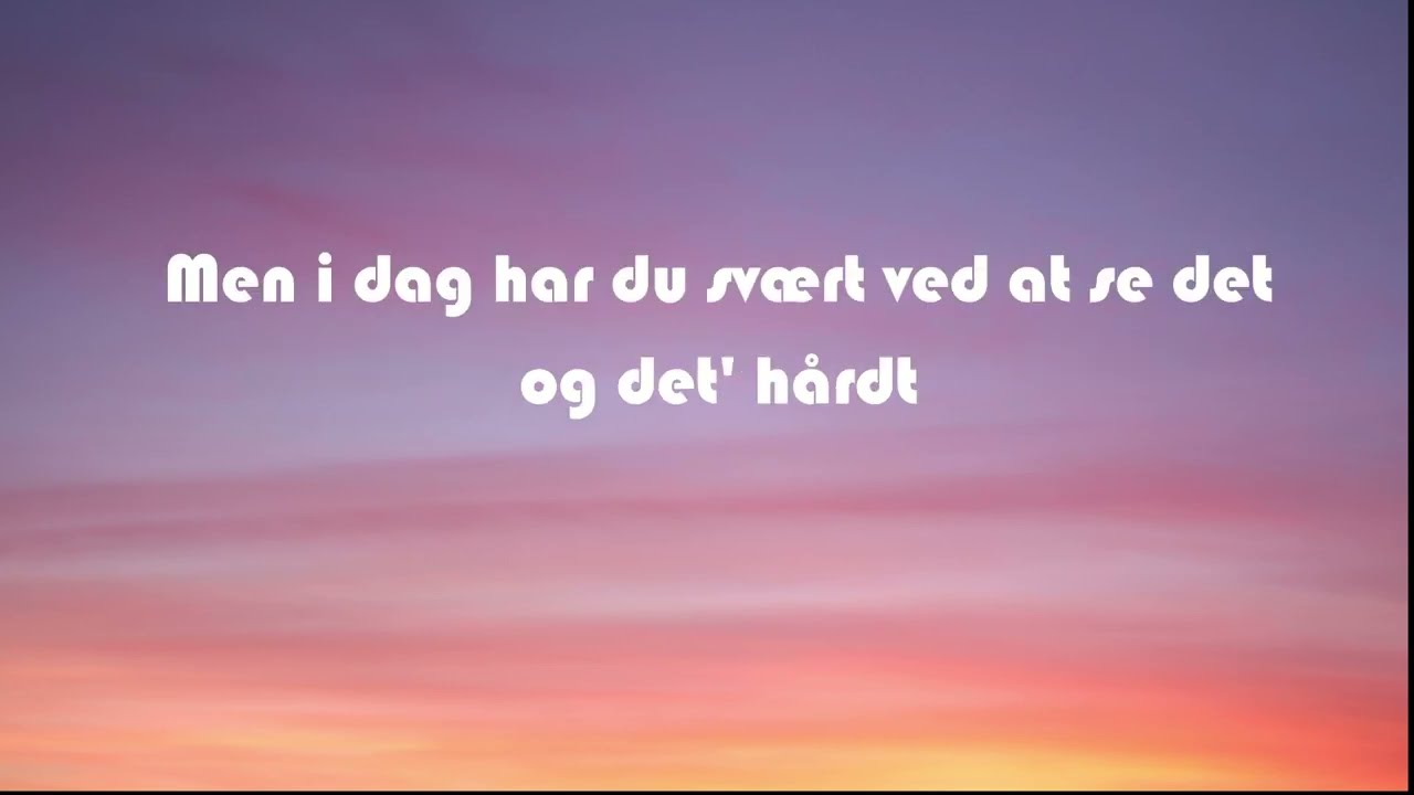 Andreas Odbjerg - I morgen er der ogs&aring; en dag (Lyrics)