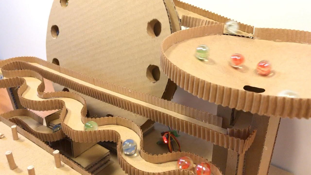 ビー玉コースター、ビー玉転がし No.1 Marble Run Machine #1